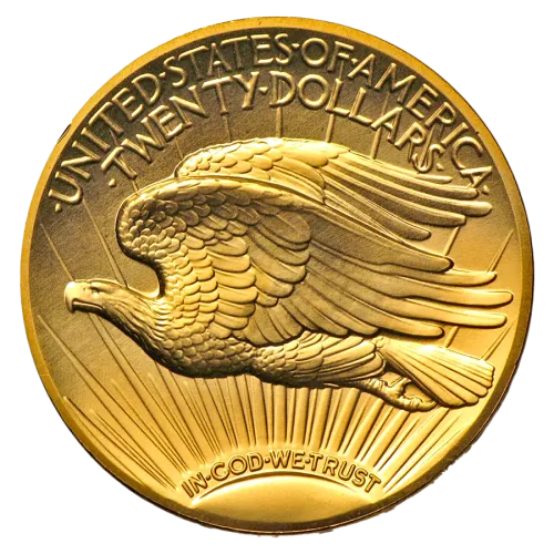 Монета золота "American Liberty Ultra High Relief", ціна за грам уточніть на сайті на 2026.07.06. Монети . Задня сторона