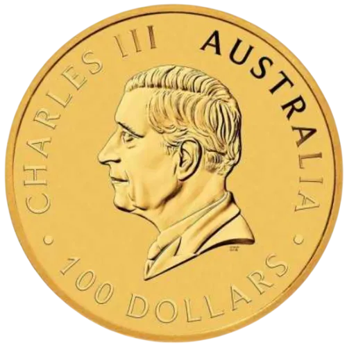Монета золота “Australian Kangaroo” 31,1 г, ціна за грам 142.00 USD на 2026.07.06. Монети . Задня сторона