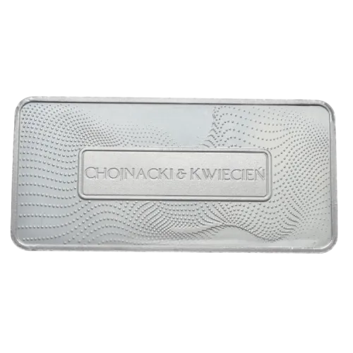 Злиток срібний "Chojnacki kwiecień" 100 г., ціна за грам 3.10 USD на 2026.07.06. Срібло . Задня сторона