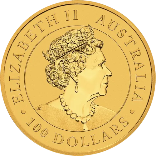 Монета золотая "Super pit australia" 31,1 г, цена за грамм 160.00 USD на 2026.08.24. Монеты . Задняя сторона