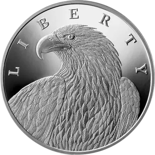 Монета серебряная "Орел Свободы United Crypto States" 31,1г, цена за грамм 10.74 USD на 2026.08.24. Монеты . Передняя сторона