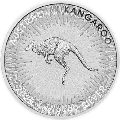 Монета срібна “Australian Kangaroo” 31,1 г, ціна за грам 4.66 USD на 2026.07.06. Монети . Передня сторона