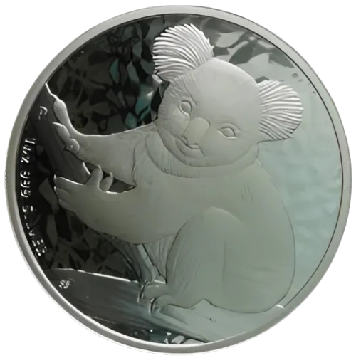 Монета срібна “Коала” 31,1 г., ціна за грам 5.01 USD на 2026.08.20. Монети . Передня сторона