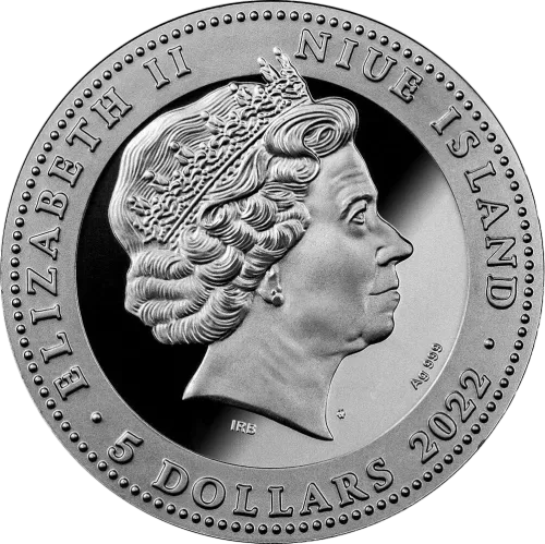 Монета срібна “Сніговик-Єті” 62,2 г, ціна за грам 7.16 USD на 2026.07.06. Монети . Задня сторона
