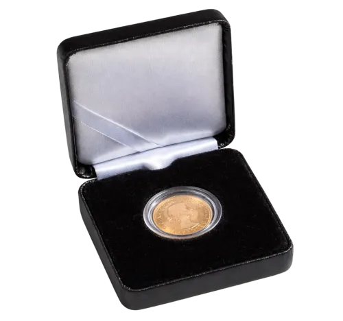 Футляр для монет Leuchtturm 37-38 мм, ціна за грам 22.78 USD на 2026.07.06. Аксесуари . Передня сторона