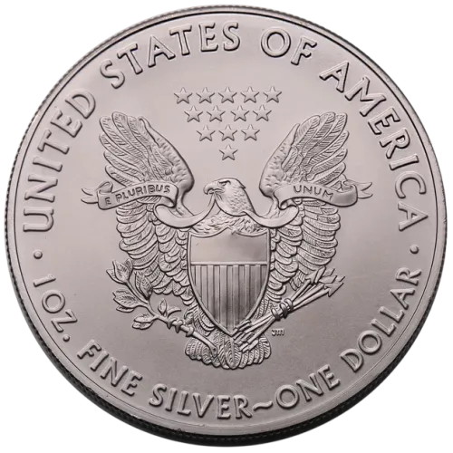 Монета срібна “позолочена American Liberty” 31,1 г, ціна за грам 7.75 USD на 2026.07.06. Монети . Задня сторона