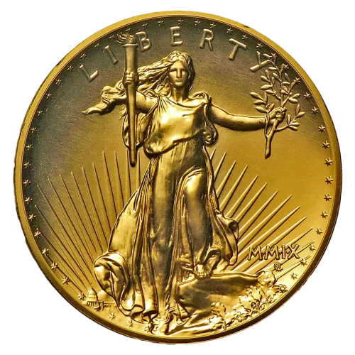 Монета золота "American Liberty Ultra High Relief", ціна за грам уточніть на сайті на 2026.07.06. Монети . Передня сторона